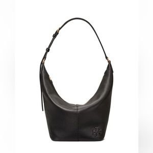 Tory Burch McGraw black leather handbag